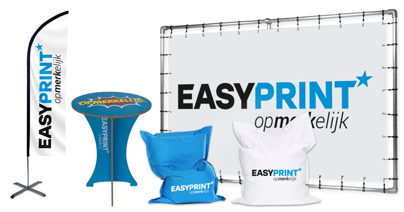 Het point of sale assortiment van EasyPrint